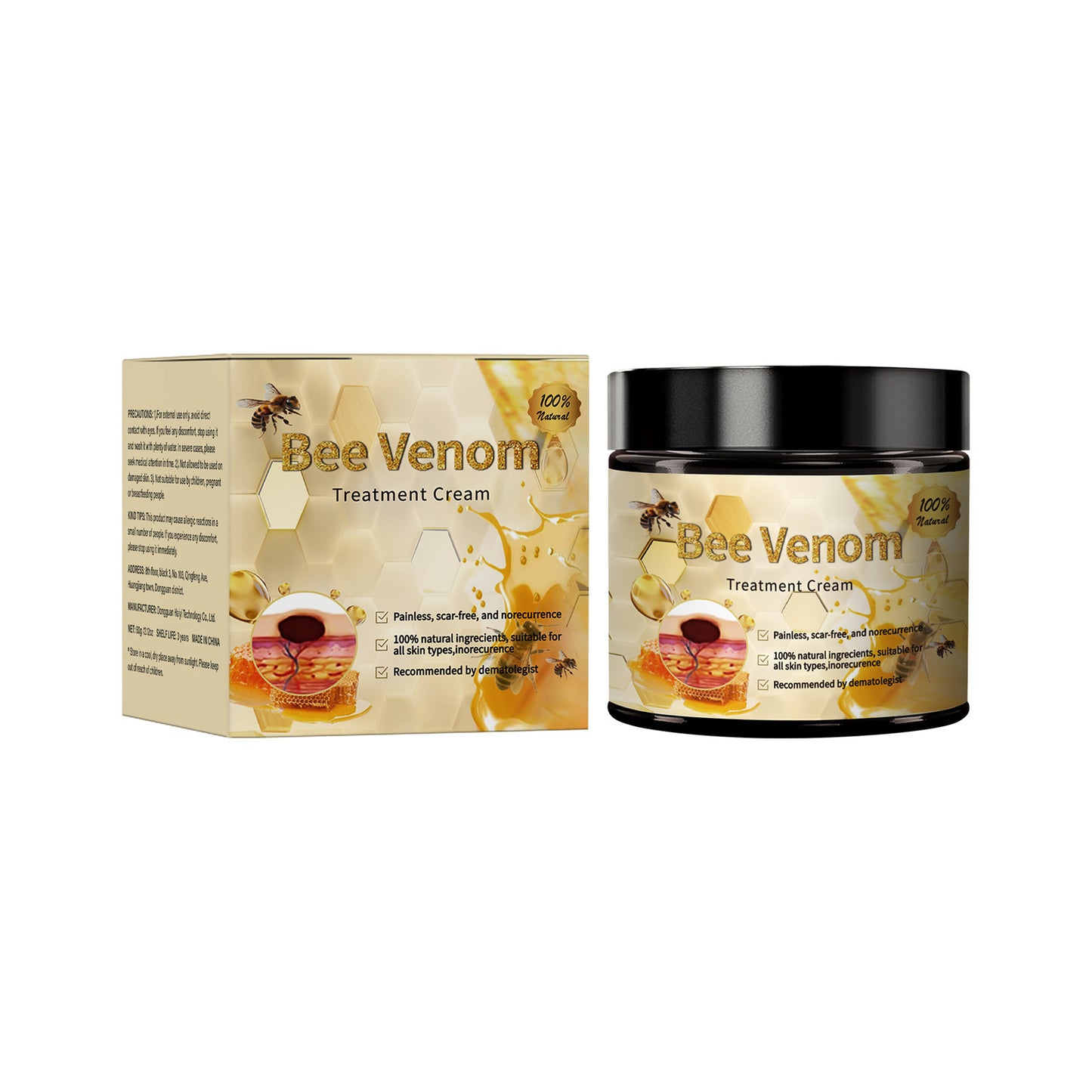 BEEClear™ Bienengift Hautpflegecreme