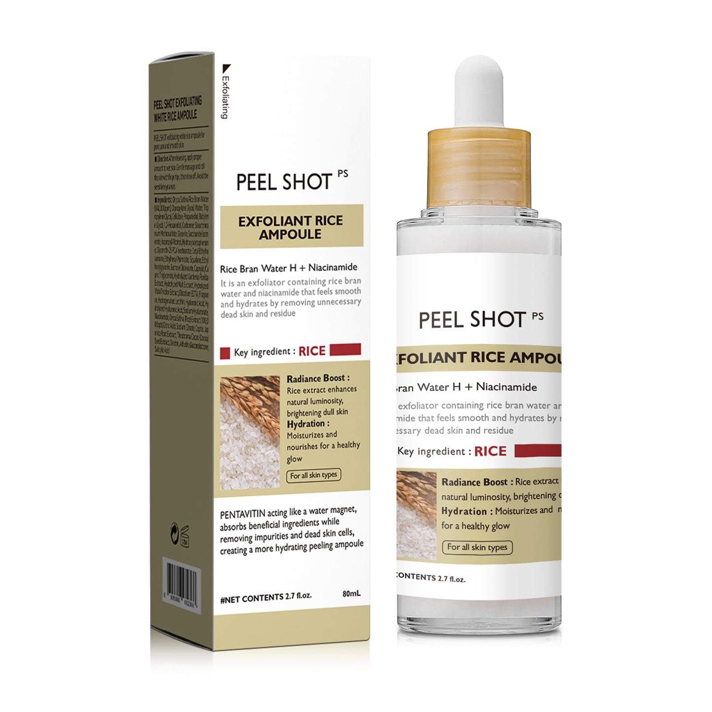 GlowShot™ Peeling- & Glow-Reisampullen-Duo